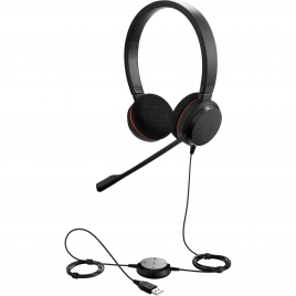 Auricular + MIC Jabra Evolve 20 USB Black