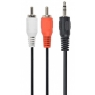 Cable Gembird Audio Jack 3.5MM Macho / 2X RCA Macho 5M