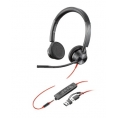 Auricular + MIC Poly Blackwire 3325 Black Jack / USB / USB-C