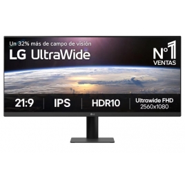 Monitor LG 29" IPS UHD 29U511A-B Ultrawide 2560X1080 5ms HDMI DP Black