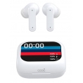 Auricular IN-EAR + MIC Cool Ambient LCD TWS Bluetooth White