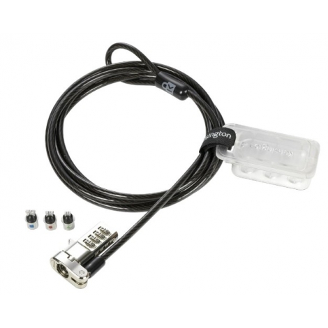 Cable Kensington Bloqueo de Seguridad 3 EN 1 con Combinacion 1.8M