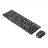 Teclado + Mouse Logitech Wireless MK295 Silent Black