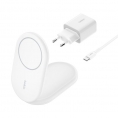 Base de Carga Belkin Charge QI2 Boost Charge 15W White + Adaptador USB-C 20W