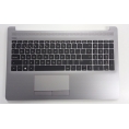 Cover Upper + Teclado HP 250 255 256 G7 Silver