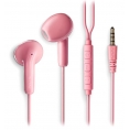 Auricular IN-EAR + MIC NGS Cross Flip Jack Pink