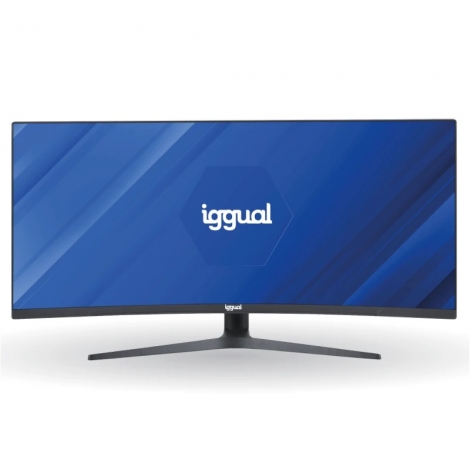 Monitor Iggual 34" Uwqhd ML34C Curvo 3440X1440 1ms 165HZ HDMI DP Black