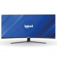 Monitor Iggual 34" Uwqhd ML34C Curvo 3440X1440 1ms 165HZ HDMI DP Black