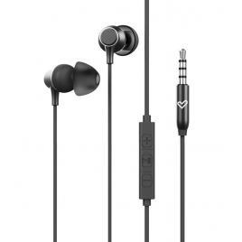 Auricular IN-EAR + MIC Energy Metallized Jack Black