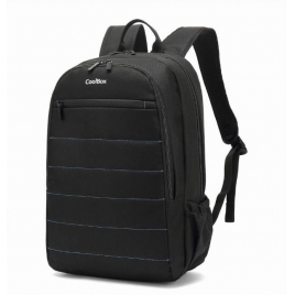 Mochila Portatil Coolbox Waterproof 15.6" Black