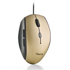 Mouse NGS Moth 1600 DPI Gold USB / USB-C