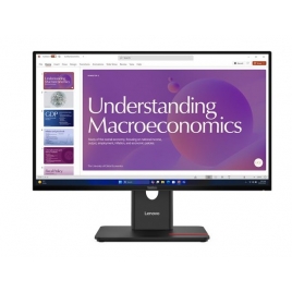 Monitor Lenovo 24" IPS LED Thinkvision T24D-40 1920X1080 4ms HDMI DP USB-C USB RJ45 MM Piv / Reg Black