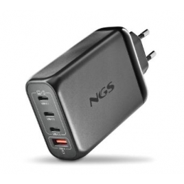 Cargador USB NGS BUD 140W GAN USB + 3XUSB-C Black
