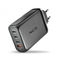 Cargador USB NGS BUD 140W GAN USB + 3XUSB-C Black