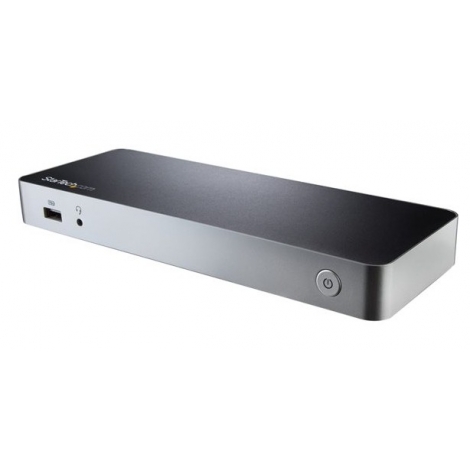 Puerto Replicador USB-C Startech 2Xhdmi + RJ45 + 3Xusb 3.0 + 2XUSB-C PD60W Silver / Black