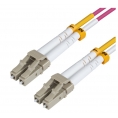 Cable Microconnet Fibra Optica LC / LC Multimodo Duplex 50/125 OM4 2M Microconnect
