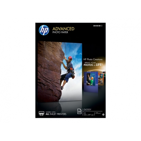Papel HP Advanced Glossy Photo Paper A4 20H Inkjet