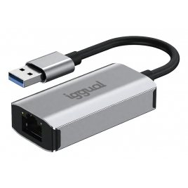 Tarjeta red Iggual 10/100/1000 USB 3.0 Black