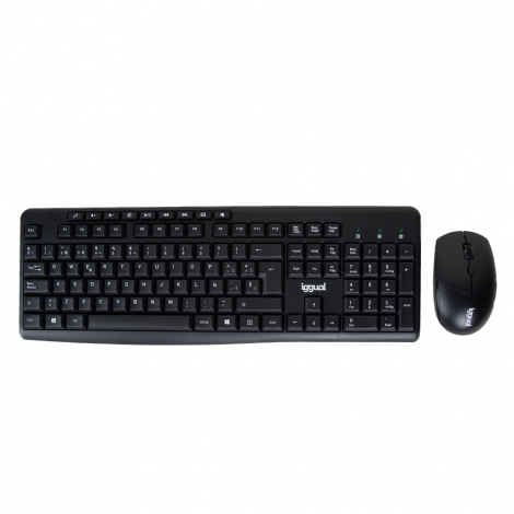 Teclado + Mouse Iggual Wireless WMK-BASIC Black