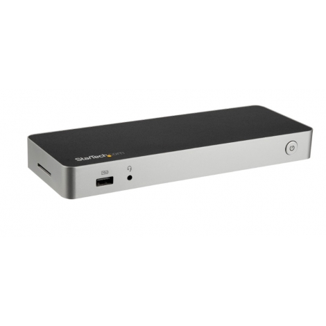 Puerto Replicador USB-C Startech HDMI + DP + RJ45 + 4Xusb 3.0 + USB-C + SD + Jack