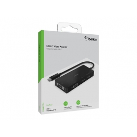 Puerto Replicador USB-C Belkin HDMI + DP + VGA + DVI