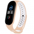 Correa Cool para Xiaomi mi Band 5 / mi Band 6 / mi Band 7 Sport Pink / White
