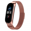 Correa Cool para Xiaomi mi Band 5 / mi Band 6 Metal Rose Gold