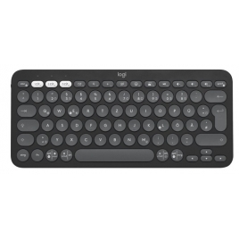 Teclado Logitech Bluetooth K380S Pebble Keys 2 Graphite