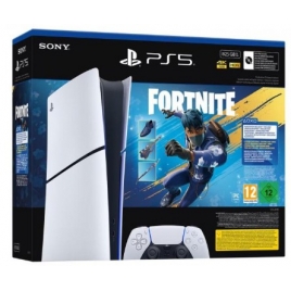 Consola Sony PS5 825GB Digital Slim Chasis E + Fornite Cobalt Star