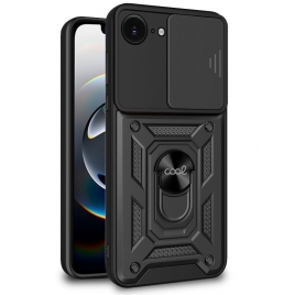 Funda Movil Back Cover Cool Hard Ring Black iPhone 16E / 17E