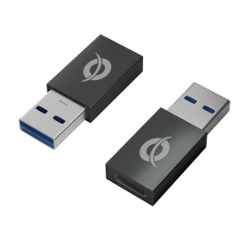 Adaptador Conceptronic USB-C Hembra / USB 3.0 Macho Pack 2U