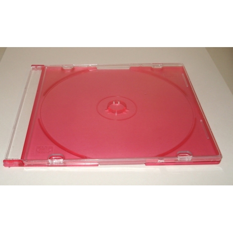 Archivador Caja CD 1 Unidad red Pack 10U