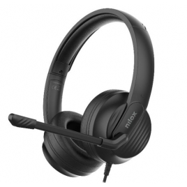 Auricular + MIC Nilox Nxaucenc01 ENC USB / USB-C Black