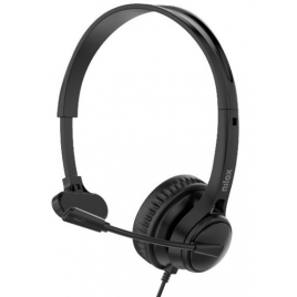 Auricular + MIC Nilox Nxaucmon01 ENC Monoaural USB-C / USB Black