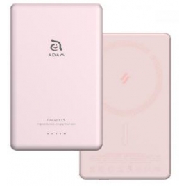 Bateria Externa Adam Magnetica 5.000MAH Ultra Fina Pink