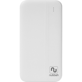 Bateria Externa Universal Nubbeh Twister 10.000MAH 2Xusb + USB-C White