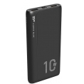 Bateria Externa Universal Silicon Power 10.000MAH 18W 2Xusb + USB-C + Micro USB Black