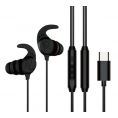 Auricular IN-EAR + MIC Conceptronic Brendan05 USB-C Black