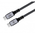 Cable Conceptronic USB-C Macho / USB-C Macho 100W 1.2M Black