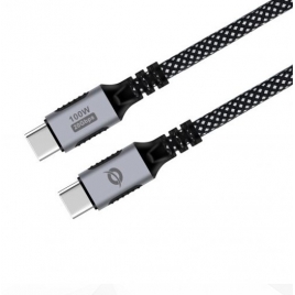 Cable Conceptronic USB-C Macho / USB-C Macho 100W 2M Black