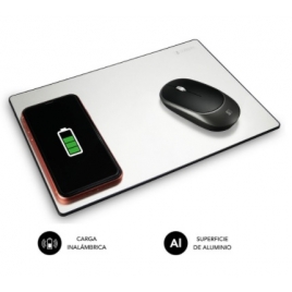 Alfombrilla Subblim Wireless Charger QI Aluminum Silver 10W