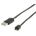 Cable Kablex USB Macho / Micro USB B Macho 1M Black