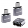 Adaptador Intenso USB Hembra / USB-C Macho 3Pack