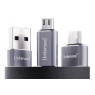 Adaptador Intenso USB-C Hembra / Micro USB Macho + USB Hembra / USB-C Macho + USB-C Hembra / Micro USB Macho