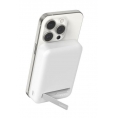 Bateria Externa Belkin Magnetica Wireless 10K White + Soporte
