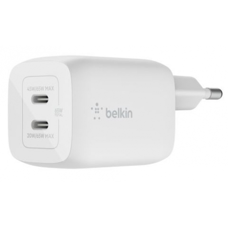 Cargador 2XUSB-C Belkin 65W White
