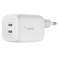 Cargador 2XUSB-C Belkin 65W White