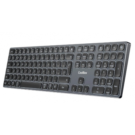 Teclado Coolbox Wireless Bluetooth Moonlight Black