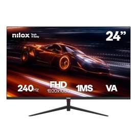 Monitor Nilox 23.8" FHD Nxm24fhd2401 Gaming 1920X1080 1ms 240HZ HDMI DP Black