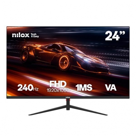 Monitor Nilox 23.8" FHD Nxm24fhd2401 Gaming 1920X1080 1ms 240HZ HDMI DP Black